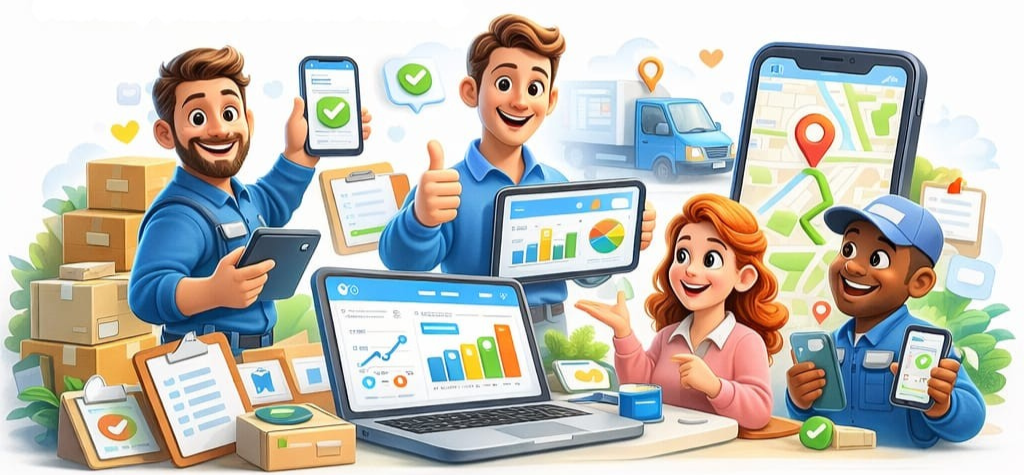 Sales & Field Operations - mobile-first solutions