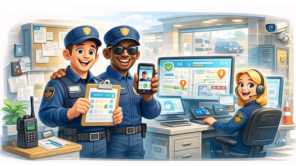 Security Workforce Management - guards, scheduling and monitoring